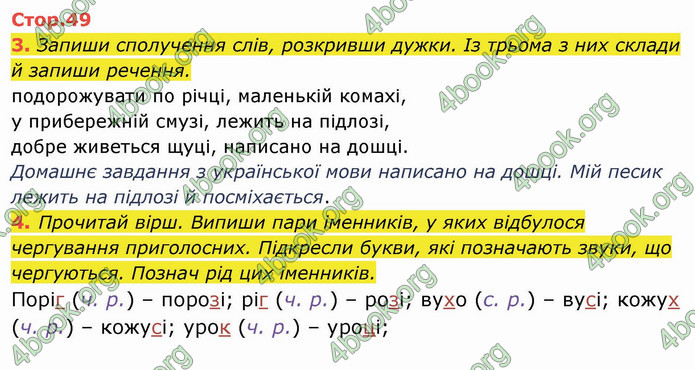 ГДЗ Українська мова 4 клас Пономарьова