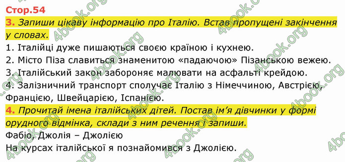 ГДЗ Українська мова 4 клас Пономарьова