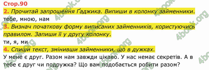 ГДЗ Українська мова 4 клас Пономарьова