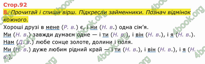 ГДЗ Українська мова 4 клас Пономарьова