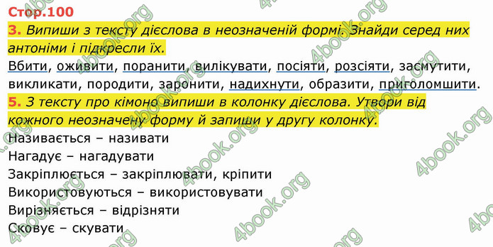 ГДЗ Українська мова 4 клас Пономарьова