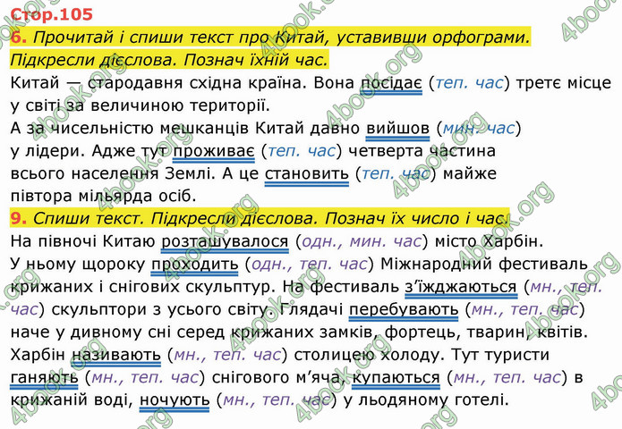 ГДЗ Українська мова 4 клас Пономарьова