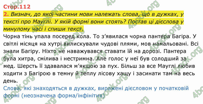 ГДЗ Українська мова 4 клас Пономарьова