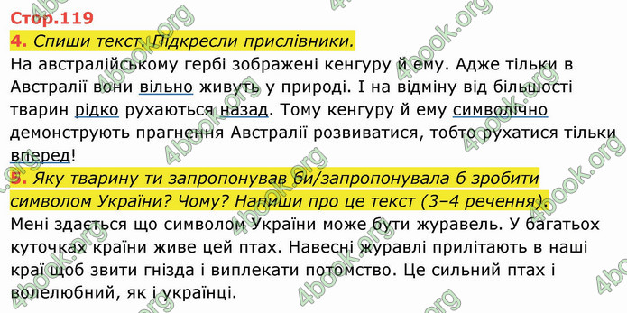 ГДЗ Українська мова 4 клас Пономарьова