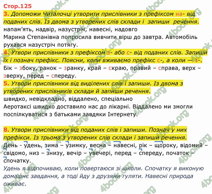 ГДЗ Українська мова 4 клас Пономарьова