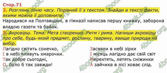 ГДЗ Українська мова 4 клас Большакова (1, 2 частина)