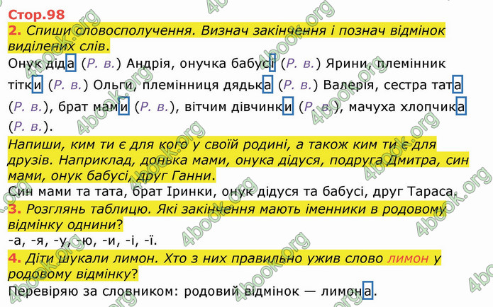 ГДЗ Українська мова 4 клас Большакова (1, 2 частина)