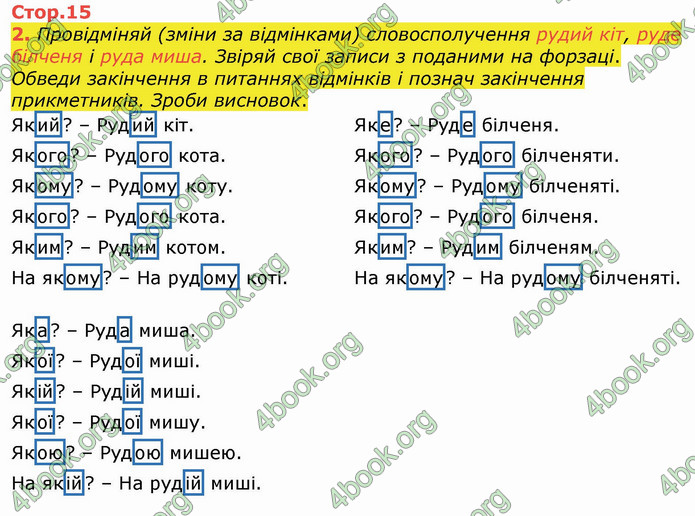 ГДЗ Українська мова 4 клас Большакова (1, 2 частина)