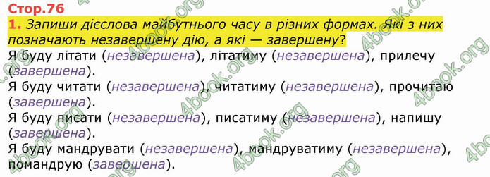 ГДЗ Українська мова 4 клас Большакова (1, 2 частина)