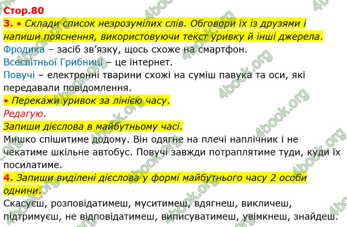 ГДЗ Українська мова 4 клас Большакова (1, 2 частина)