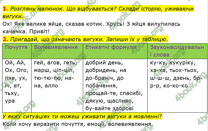 ГДЗ Українська мова 4 клас Большакова (1, 2 частина)