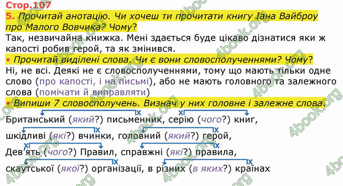 ГДЗ Українська мова 4 клас Большакова (1, 2 частина)