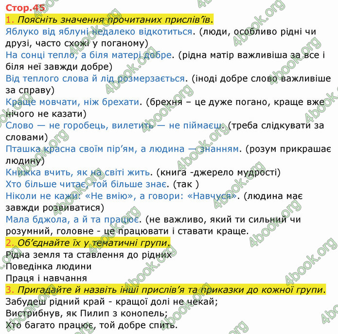 ГДЗ Українська мова 4 клас Богданець-Білоскаленко