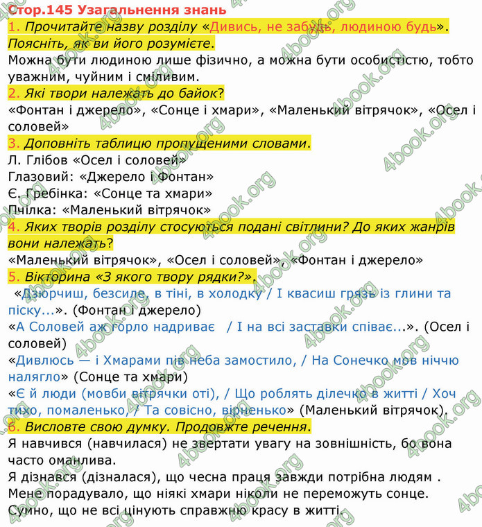 ГДЗ Українська мова 4 клас Богданець-Білоскаленко