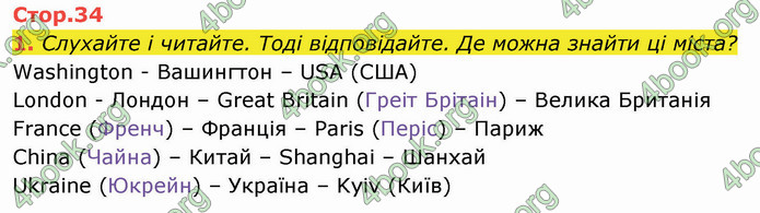 ГДЗ Англійська мова 4 клас Мітчелл