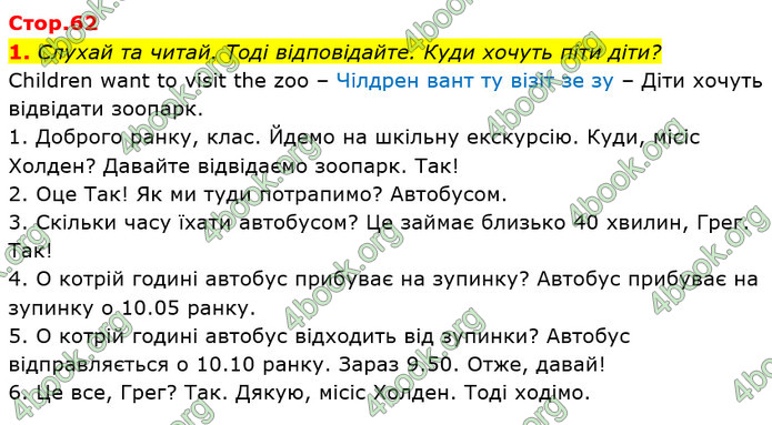 ГДЗ Англійська мова 4 клас Мітчелл