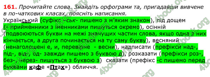 Решебник Українська мова 5 клас Заболотний 2018. ГДЗ