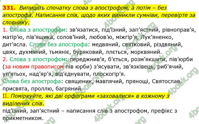 Решебник Українська мова 5 клас Заболотний 2018. ГДЗ