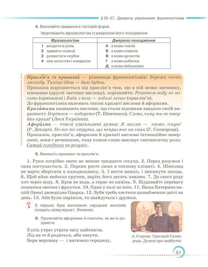 Підручник Українська мова 6 клас Авраменко (2023)