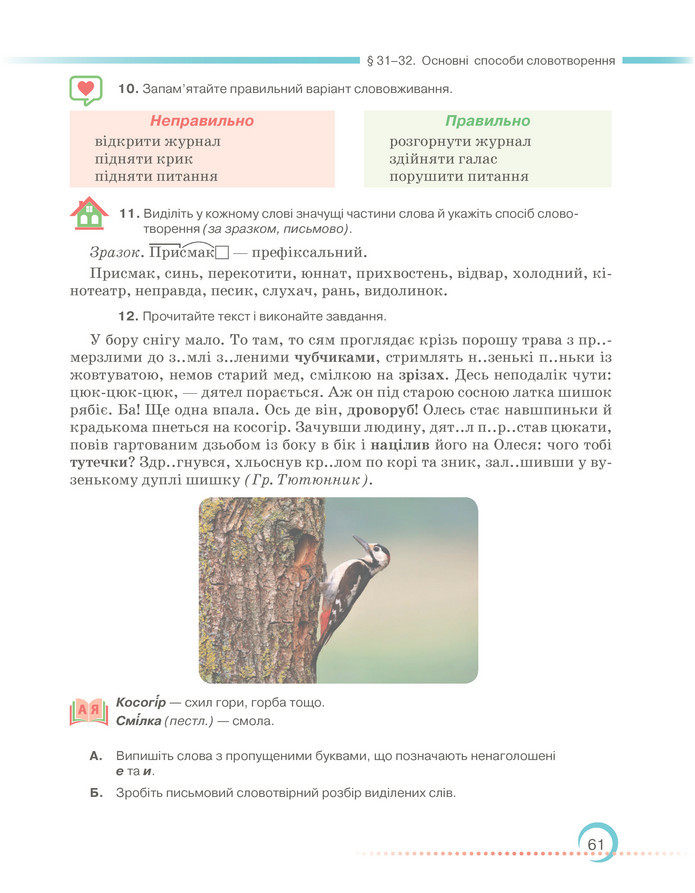 Підручник Українська мова 6 клас Авраменко (2023)