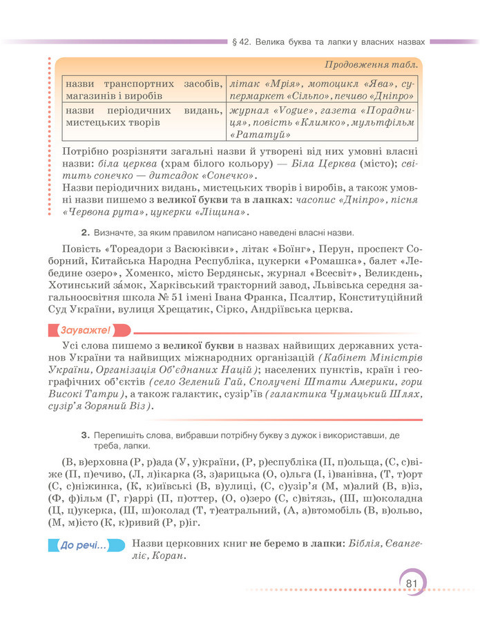 Підручник Українська мова 6 клас Авраменко (2023)