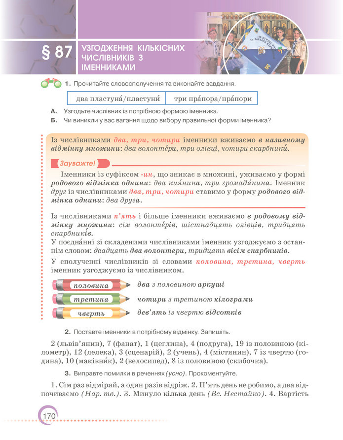 Підручник Українська мова 6 клас Авраменко (2023)