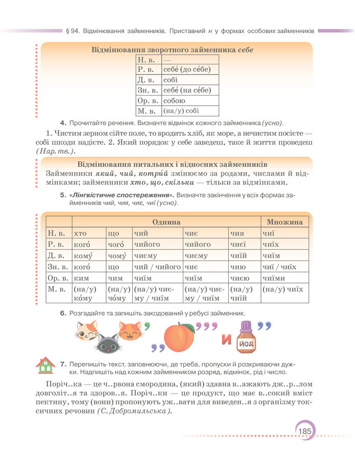 Підручник Українська мова 6 клас Авраменко (2023)