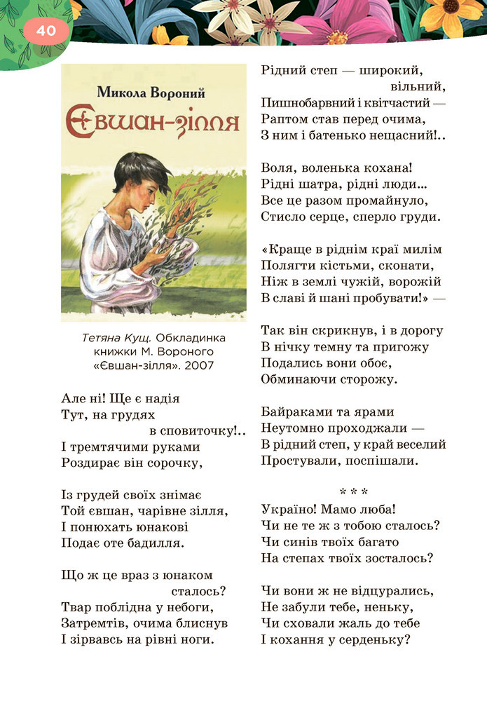 Підручник Українська література 6 клас Коваленко (2023)