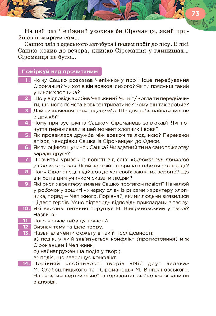 Підручник Українська література 6 клас Коваленко (2023)