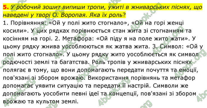 ГДЗ Українська література 6 клас Коваленко (2023)