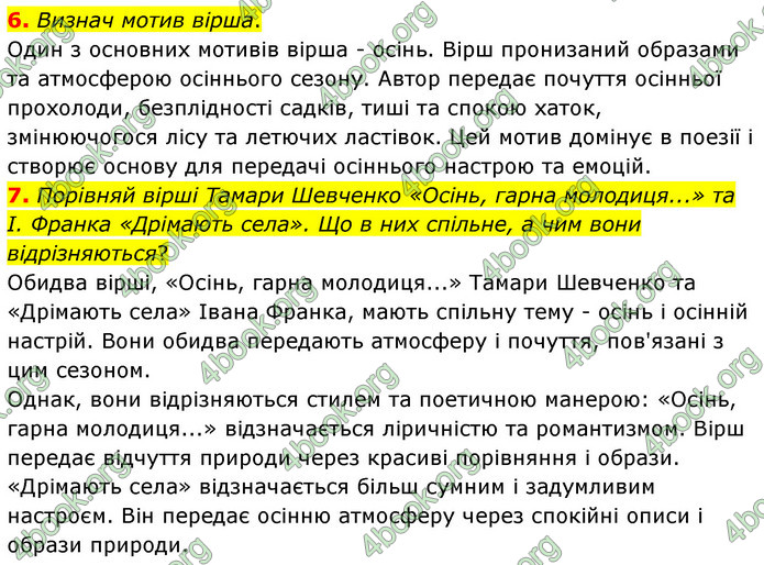 ГДЗ Українська література 6 клас Коваленко (2023)