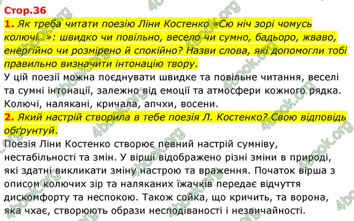 ГДЗ Українська література 6 клас Коваленко (2023)