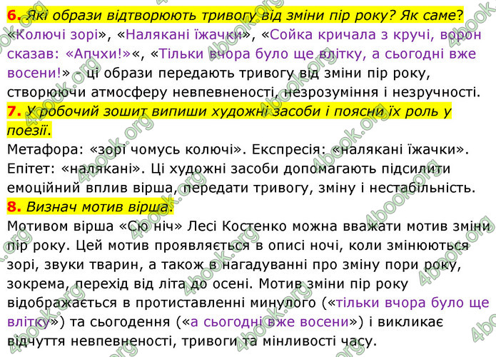 ГДЗ Українська література 6 клас Коваленко (2023)