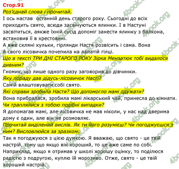 ГДЗ Українська мова 4 клас Савчук