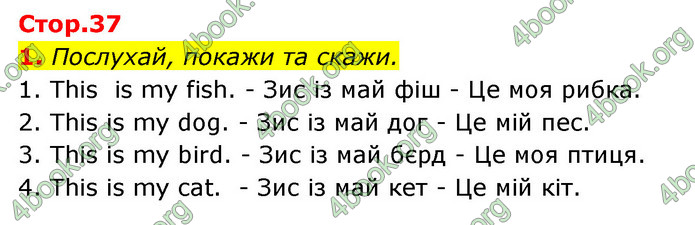 ГДЗ Англійська мова 1 клас Мітчелл