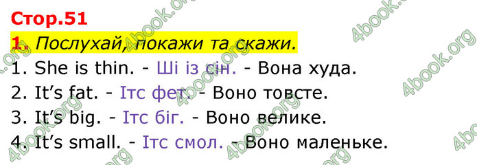 ГДЗ Англійська мова 1 клас Мітчелл