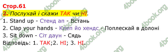 ГДЗ Англійська мова 1 клас Мітчелл