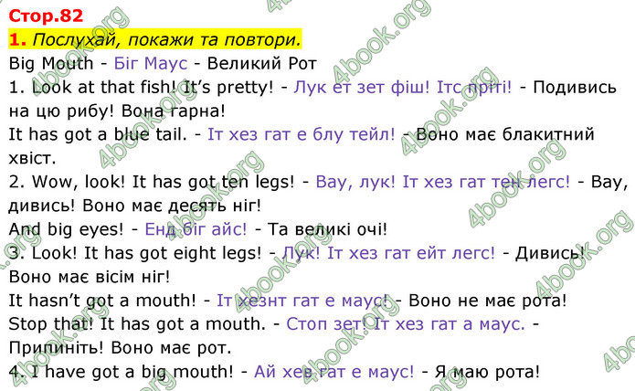 ГДЗ Англійська мова 1 клас Мітчелл