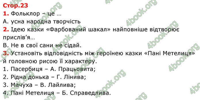 ГДЗ Зарубіжна література 5 клас Ковбасенко 2022