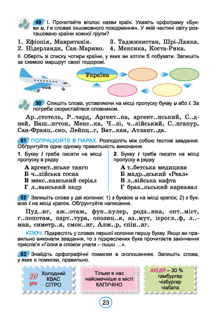 Підручник Українська мова 6 клас Заболотний (2023)