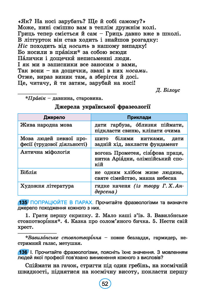 Підручник Українська мова 6 клас Заболотний (2023)