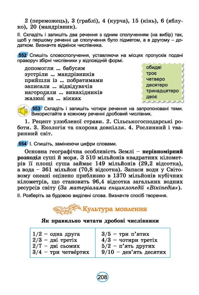 Підручник Українська мова 6 клас Заболотний (2023)