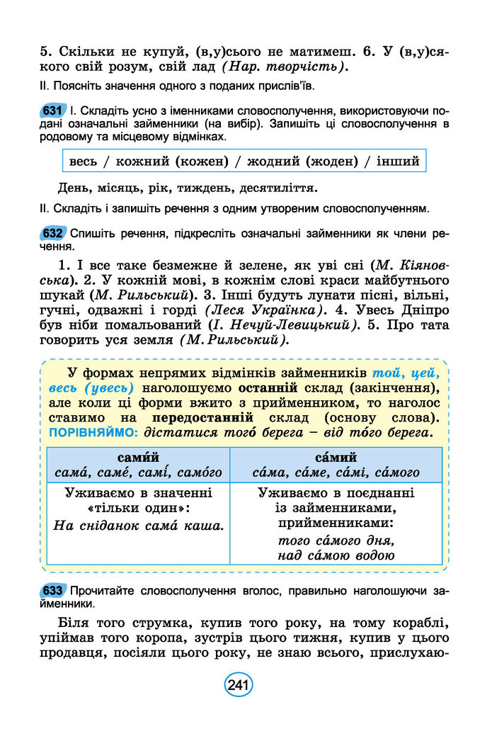 Підручник Українська мова 6 клас Заболотний (2023)