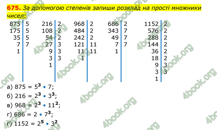 ГДЗ Математика 5 клас Бевз