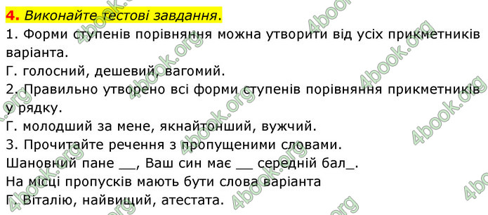 ГДЗ Українська мова 8 клас Авраменко 2021 (Погл.)