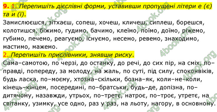 ГДЗ Українська мова 8 клас Авраменко 2021 (Погл.)