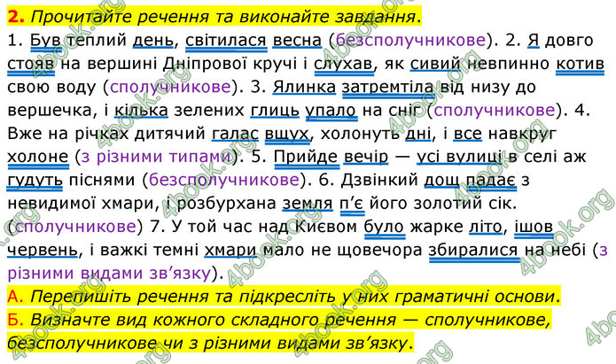 ГДЗ Українська мова 8 клас Авраменко 2021 (Погл.)