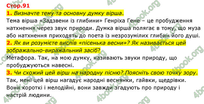 ГДЗ Зарубіжна література 5 клас Ковбасенко 2022