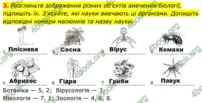 Відповіді Зошит Біологія 9 клас Задорожний 2020. ГДЗ