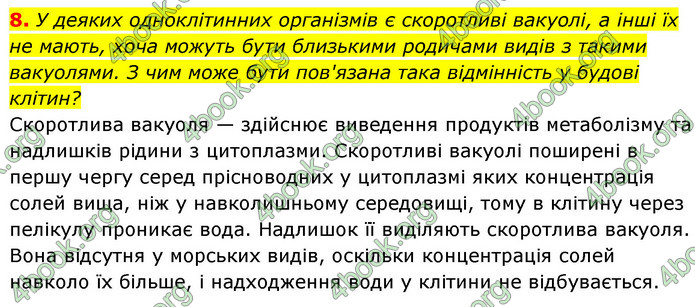 Відповіді Зошит Біологія 9 клас Задорожний 2020. ГДЗ